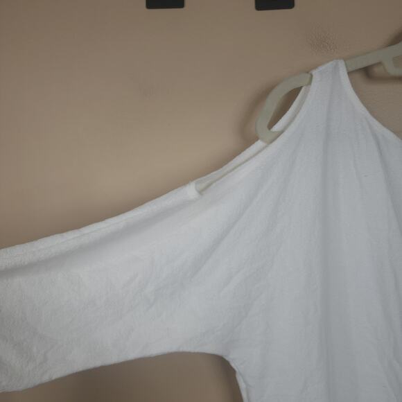 Six Fifty Take My Hand Long Sleeve Knit Top in White Size S - Picture 5 of 9